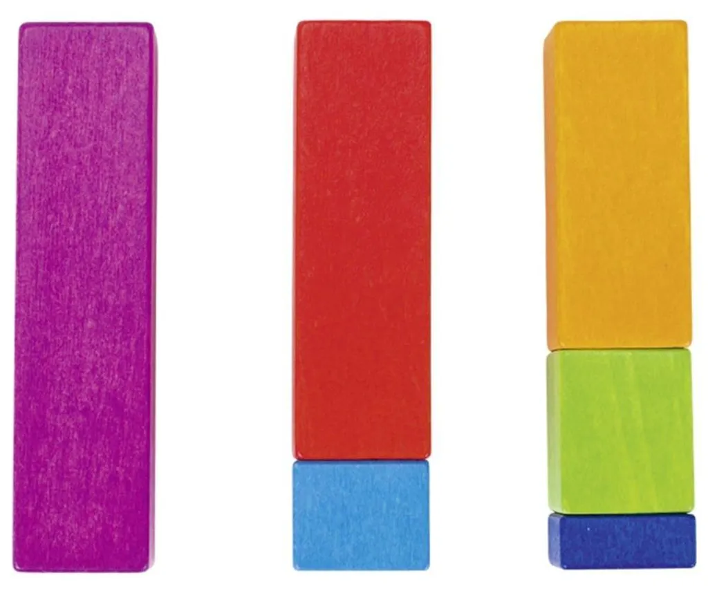 Goki Bâtons de calcul 100 pcs - Réglettes en bois pour mathématiques