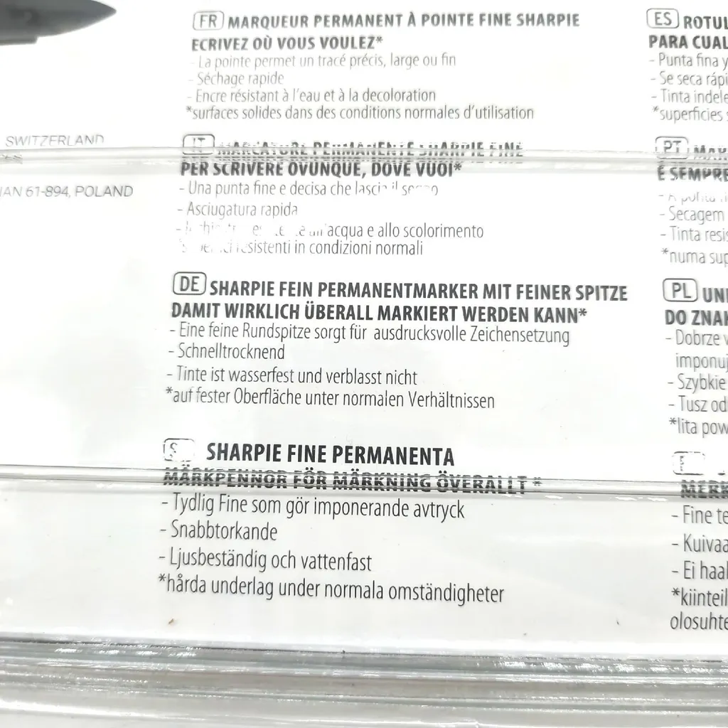 Sharpie 2061129 Set 28 Pennarelli Indelebili Tiger Edition Fine Point - 21
