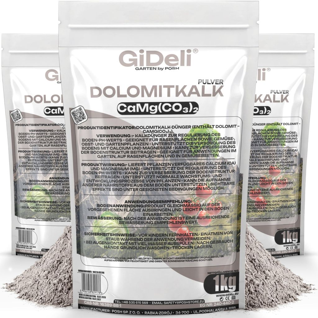 Dolomitový vápenec 3 kg, vápenec na trávník, odstraňovač Obrázek produktu 