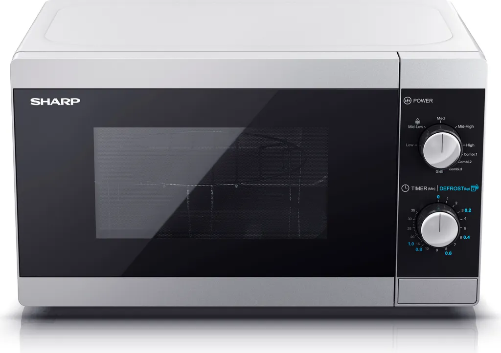 Sharp Microonde YC-MG01E-S Argento con Grill | Risparmia Tempo - 3