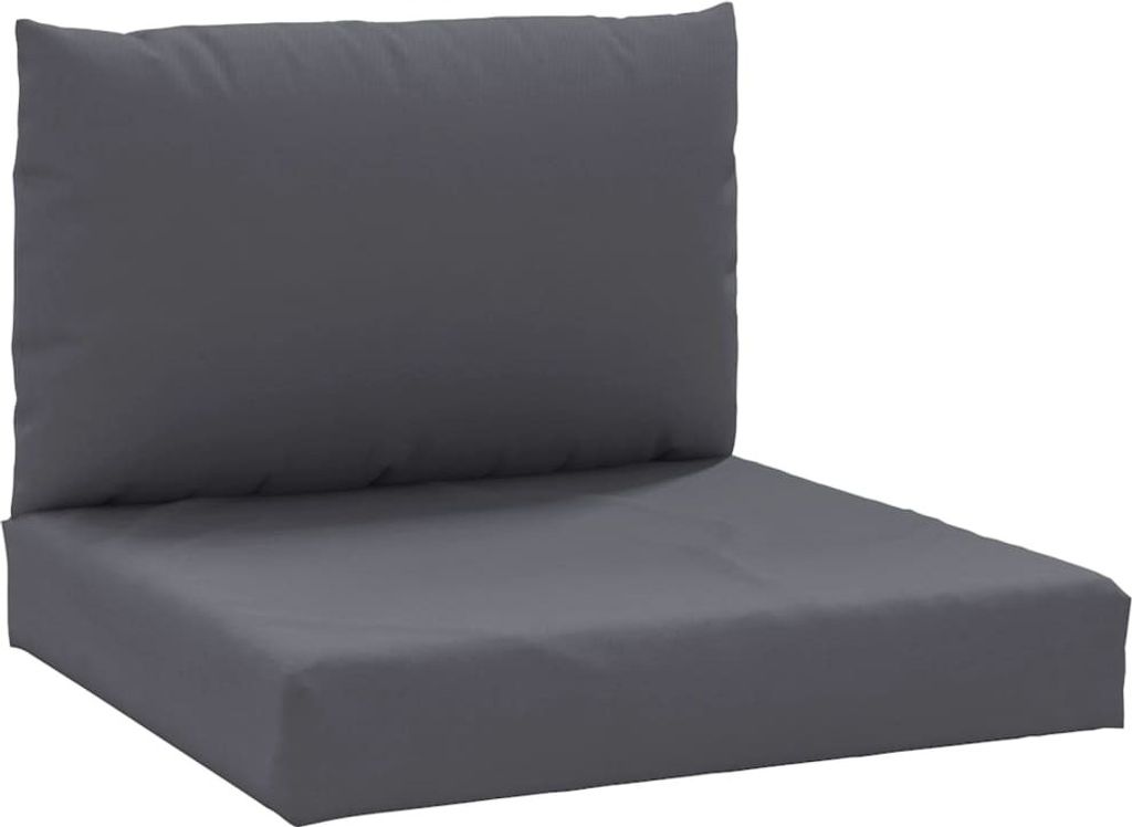 vidaXL Vankúš na paletu 2-dielny Anthracite Oxford Fabric Obrázok produktu 