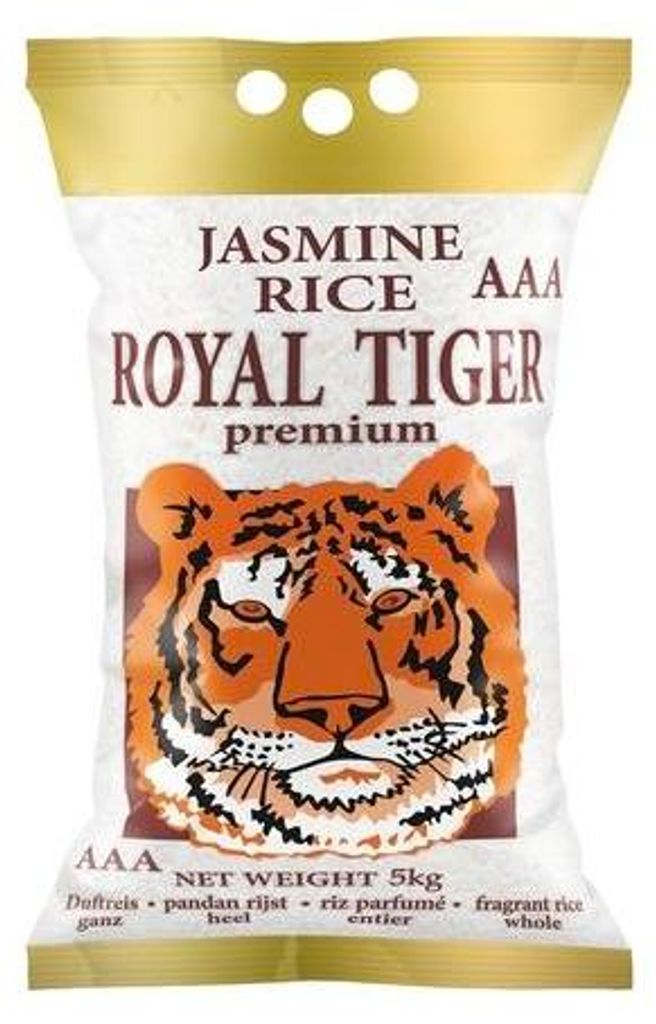 Royal Tiger Premium Jasmine Reis  5 Kg Produktbild 