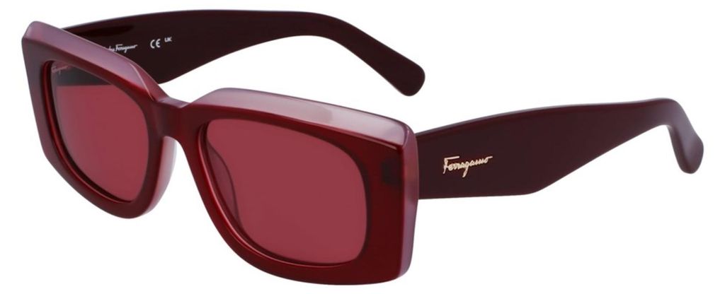 Ferragamo SF1079S Burgundy rose 54/18/140 Damen Sonnenbrillen