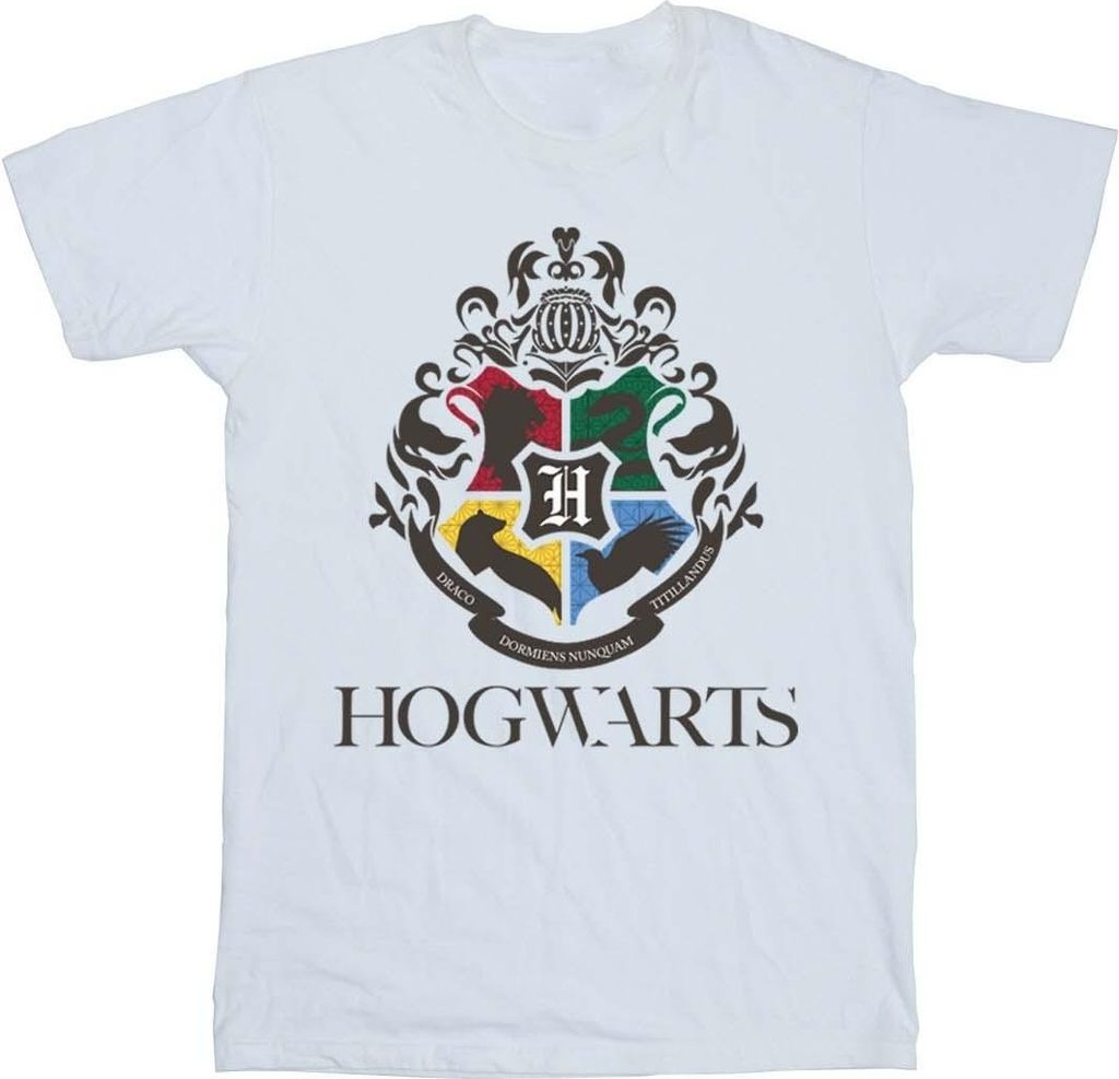 Harry Potter - "Hogwarts" T-Shirt für Damen BI27684 (4XL) (Weiß)