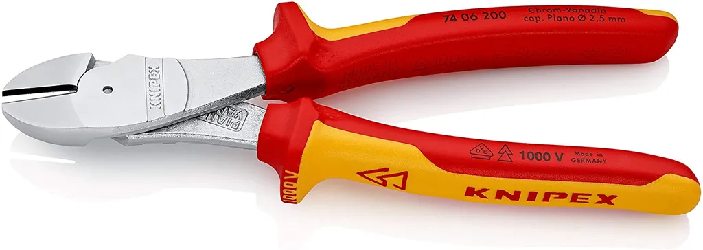Pince coupante latérale de force avec démultiplication - Qualité KNIPEX