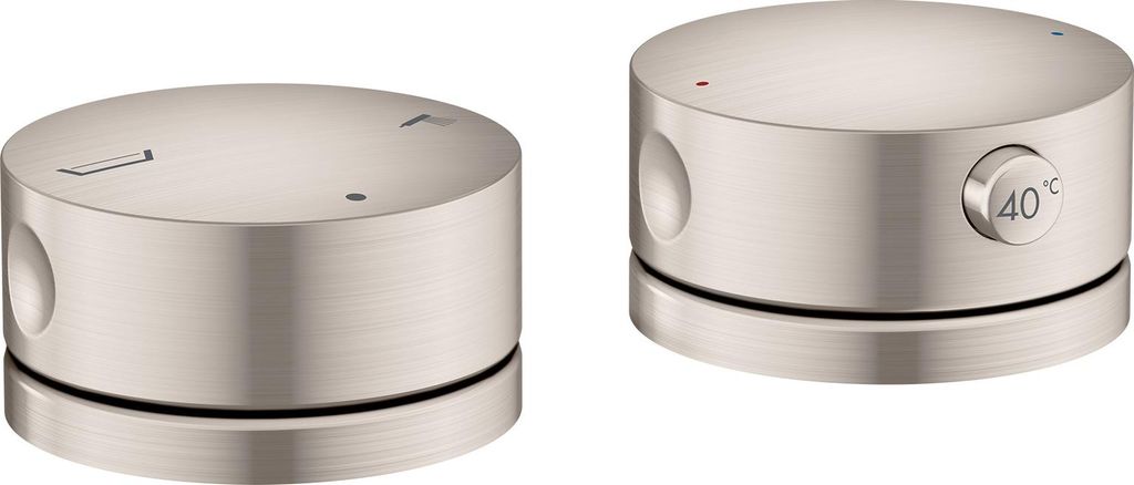 hansgrohe AXOR One 2-Loch Wannenrandarmatur mit Thermostat, 48470800