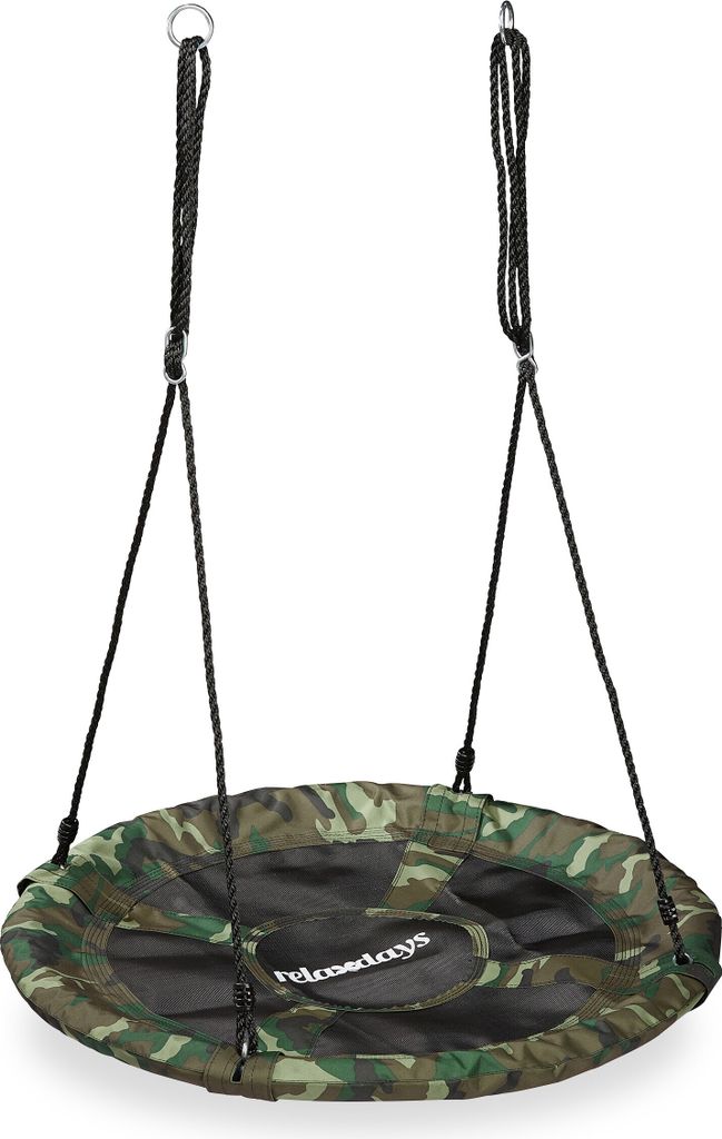 relaxdays Nestschaukel grün 90,0 cm Produktbild 