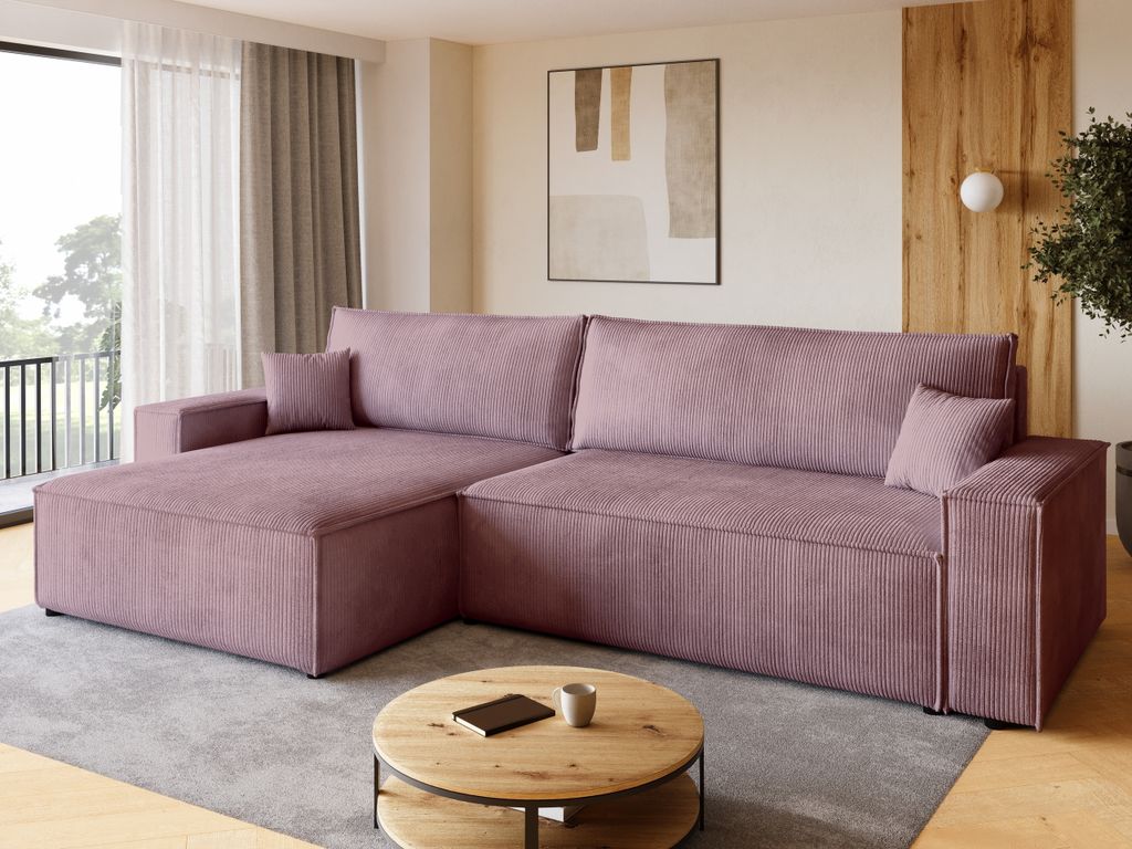 BroMARKT Ecksofa ADI XL Schlaffunktion Bettkasten L-Form Produktbild 