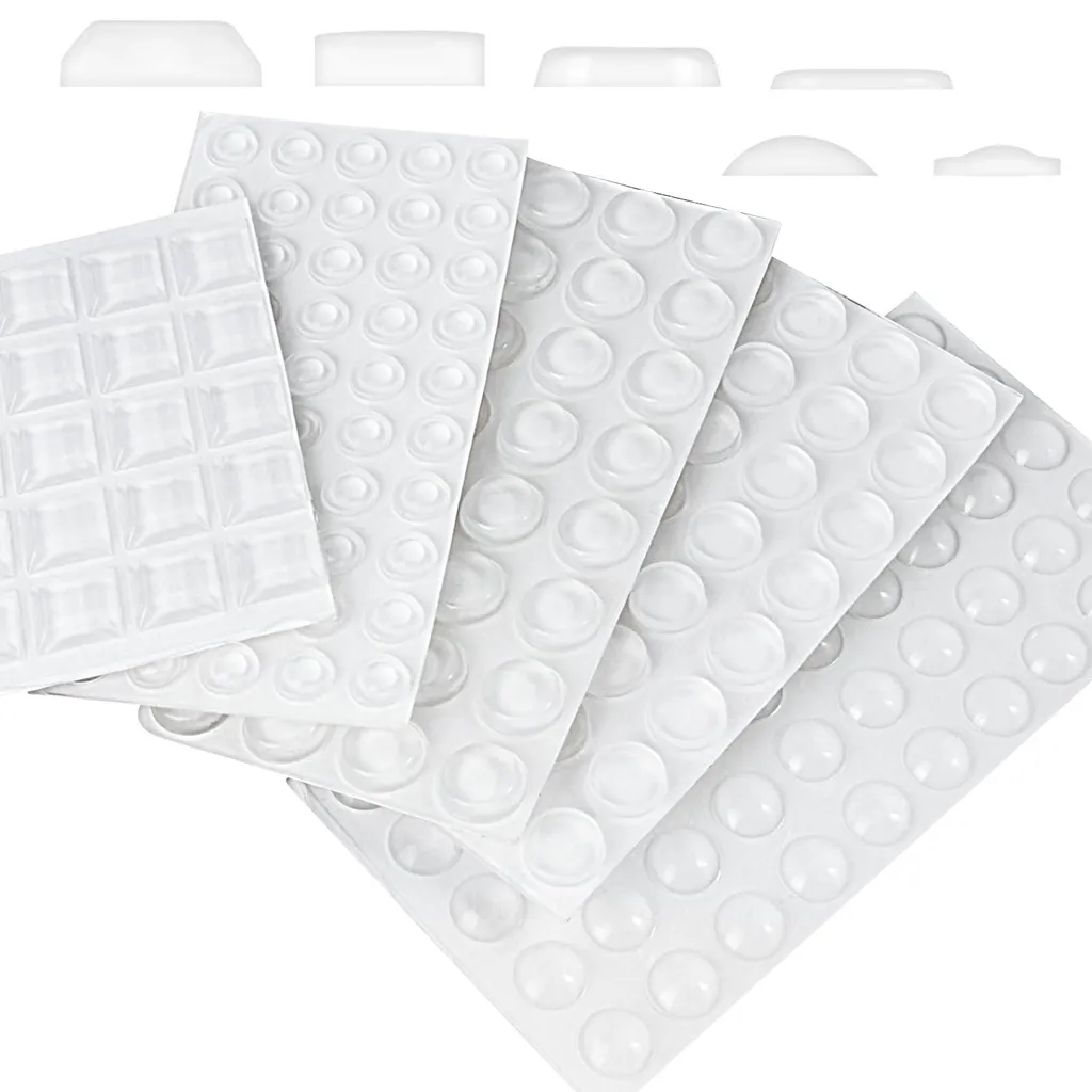 Coussinets insonorisants autocollants et tampons élastiques discrets