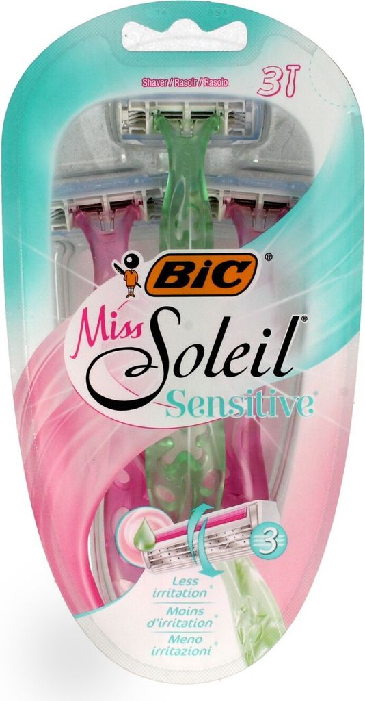 Bic Miss Soleil 3 Sensitive Rasierer, 1 Packung - 3 Stück Produktbild 