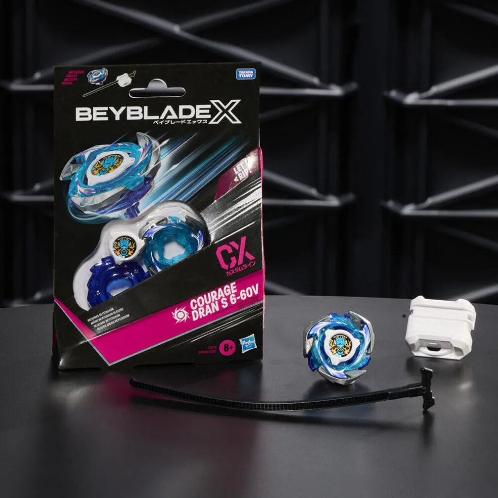 Pack de combat Beyblade X Courage Dran S à propulsion métallique