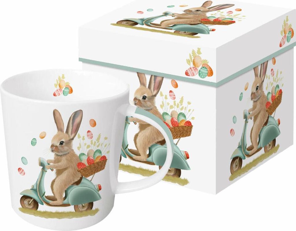 PPD Bunny Dash Trend Mug, Kaffeetasse, Becher, Tasse, New Bone China, 400 ml, 260302938