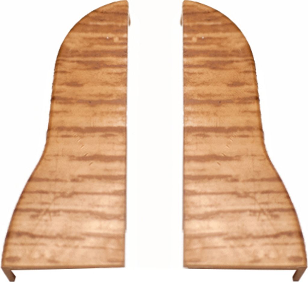 SN Deco - Sockelleisten Endkappen L+R 53.14 Eiche (2 Paar)
