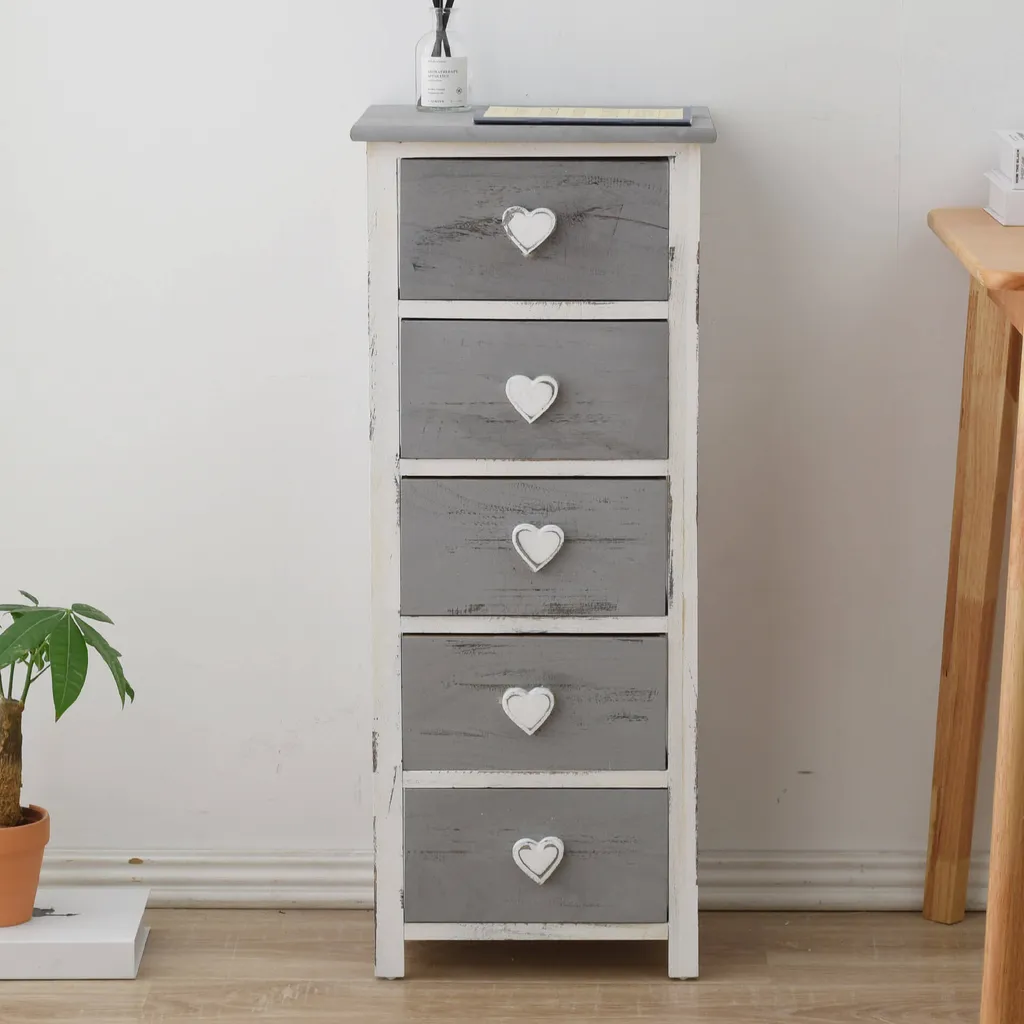 Commode de rangement 5 tiroirs pour optimiser les petits espaces - 2