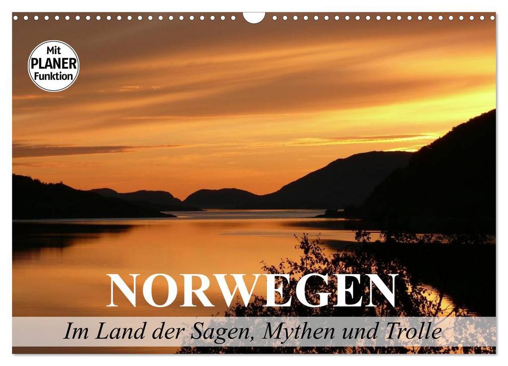 Norwegen. Im Land der Sagen, Mythen und Trolle (Wandkalender 2027 DIN A3 quer), CALVENDO Monatskalender