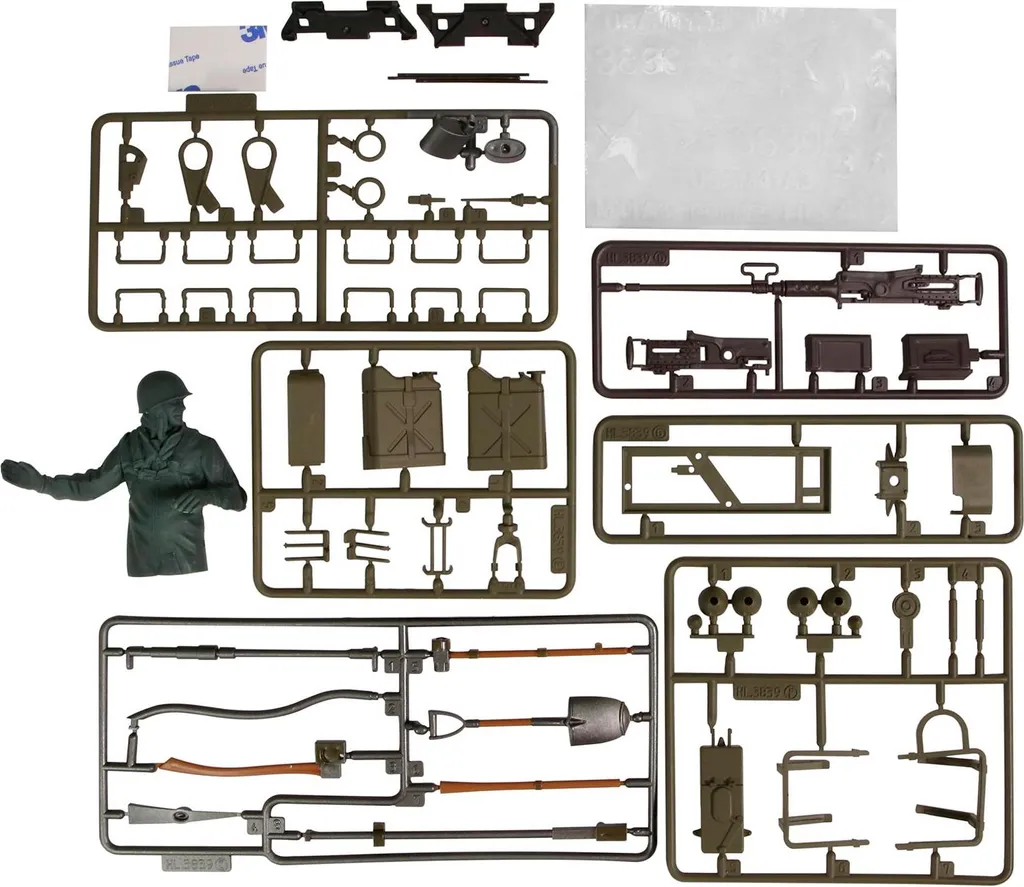 Kit 39-120 Accessoires pour Char US M41 Bulldog 3839 Échelle 1/16
