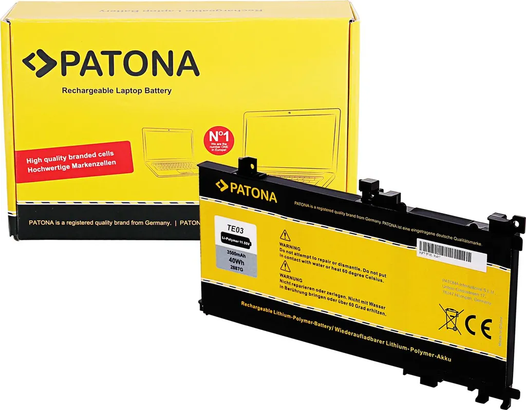 Réparer Autonomie HP TPN-Q173 Batterie TE03XL 849570 Neuve pour Série 15"