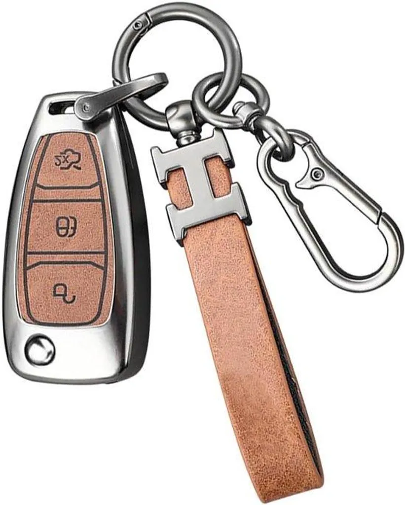 Étui clé Ford Focus Fiesta Kuga à 3 boutons - Coque de protection noire