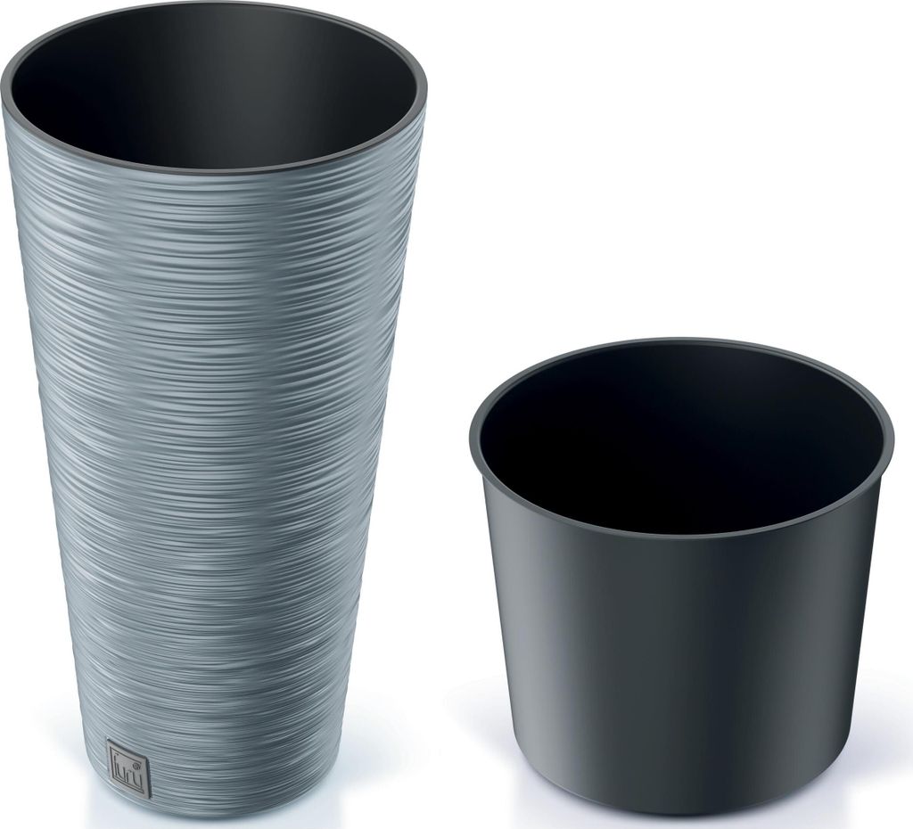 Furu Slim DFRH300 Runder Blumentopf, 30x58cm, Betonfarbe Produktbild 