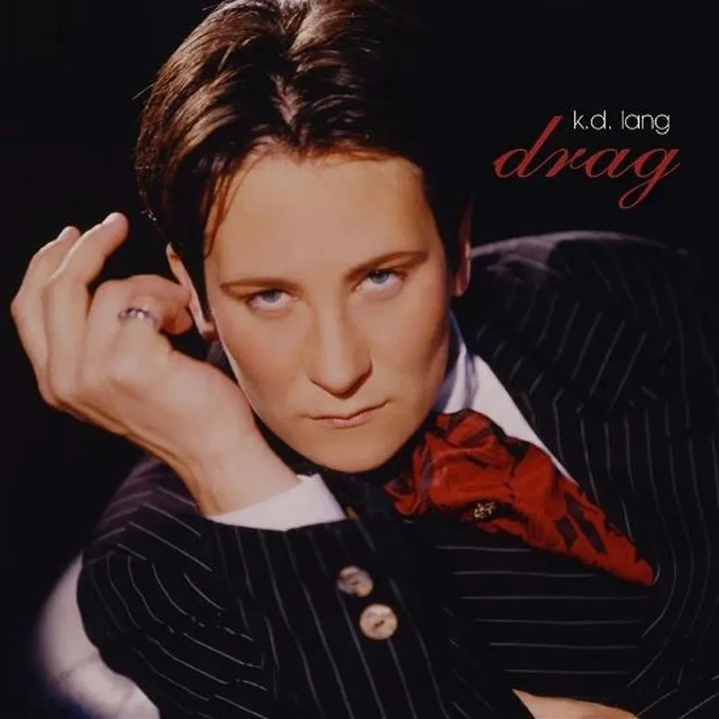 Double vinyle K.D. Lang album Drag pochette gatefold 33 tours