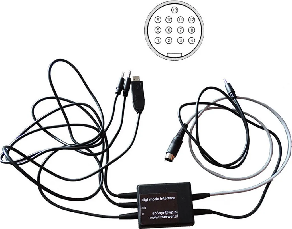 Interfaccia Digi Icom 13 Pin | Connettore ACC per Modi Digitali FT8 RTTY
