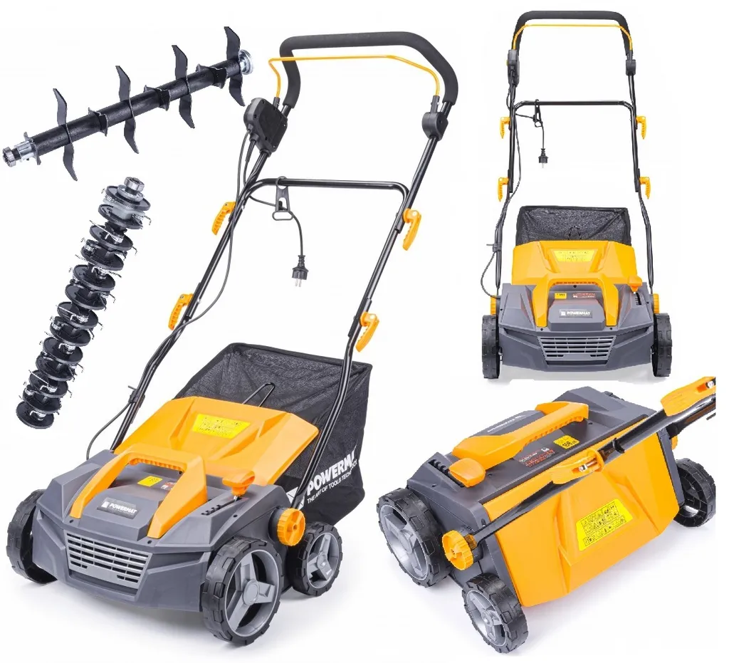 Arieggiatore Prato 2550W Sicuro | Scarificatore Facile 38cm 45L