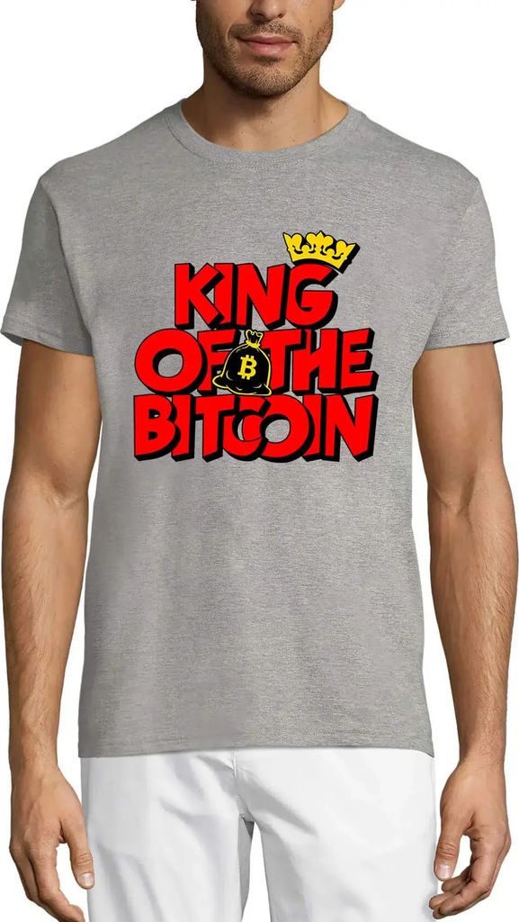 Herren Grafik T-Shirt König der Bitcoin-Händler Zitat - Krypto-Mining – King Of The Bitcoin Traders Quote - Crypto Mining – Öko-Verantwortli...