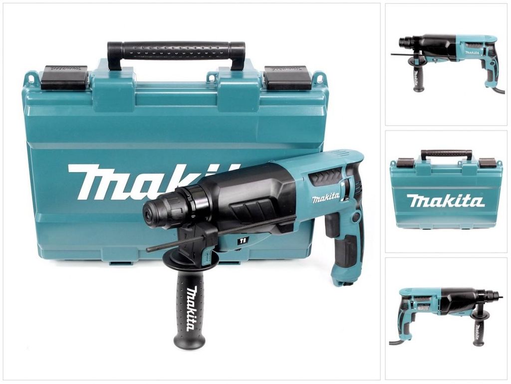 Makita HR2630, SDS Plus, Čierna, Modrá, 1,3 cm, 1200 Obrázok produktu 