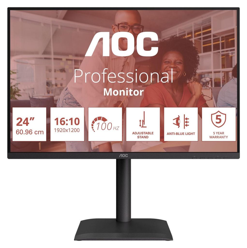 AOC X24E4U Monitor 61 cm (24") Produktbild 