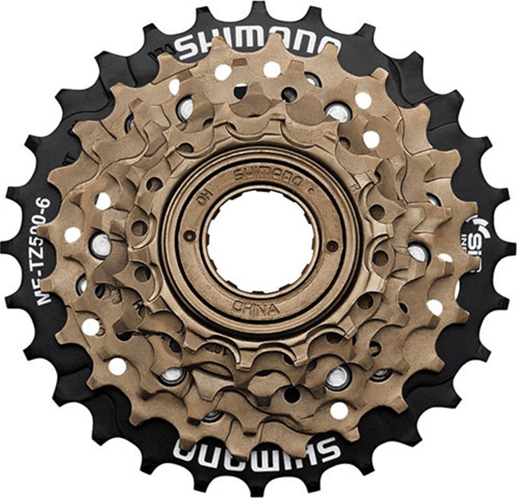 Shimano Zahnkranz HG 6-fach 14-28T MF-TZ500 bronze - Produktbild 