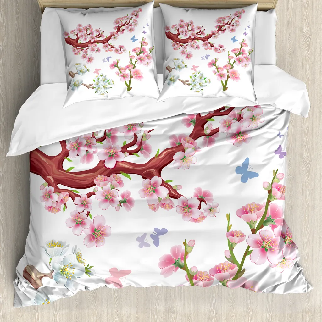 Set Letto ABAKUHAUS 200x200 Rosa e Verde: Anallergico e Facile Stiro