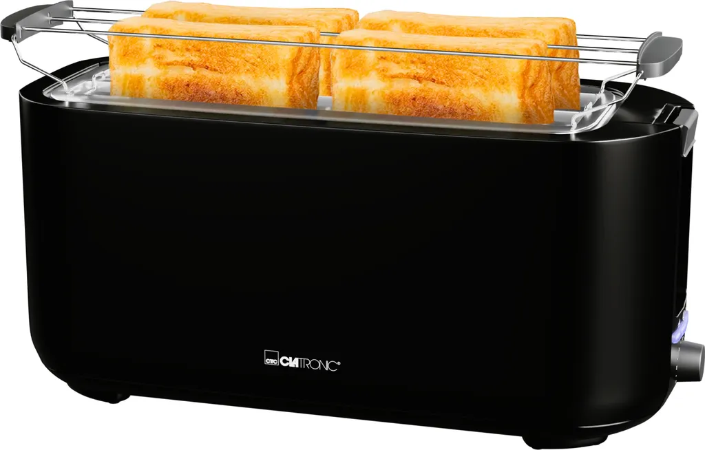 Clatronic TA 3802 4-Scheiben-Toaster Schwarz (264018)