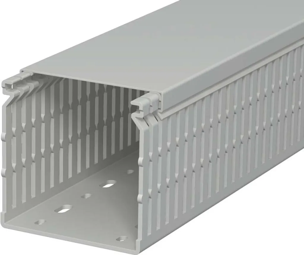 Goulotte de câblage OBO Bettermann LK4 N 80080 (6178231) PVC Gris