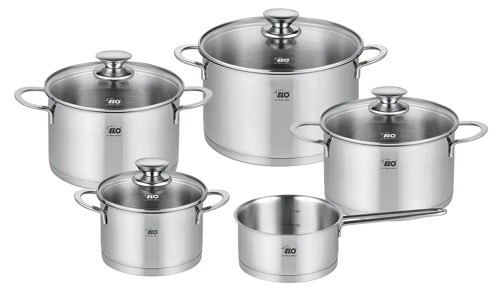 Set de cuisson ELO Galant 5 pièces - Idéal pour cuisiner sain sur induction