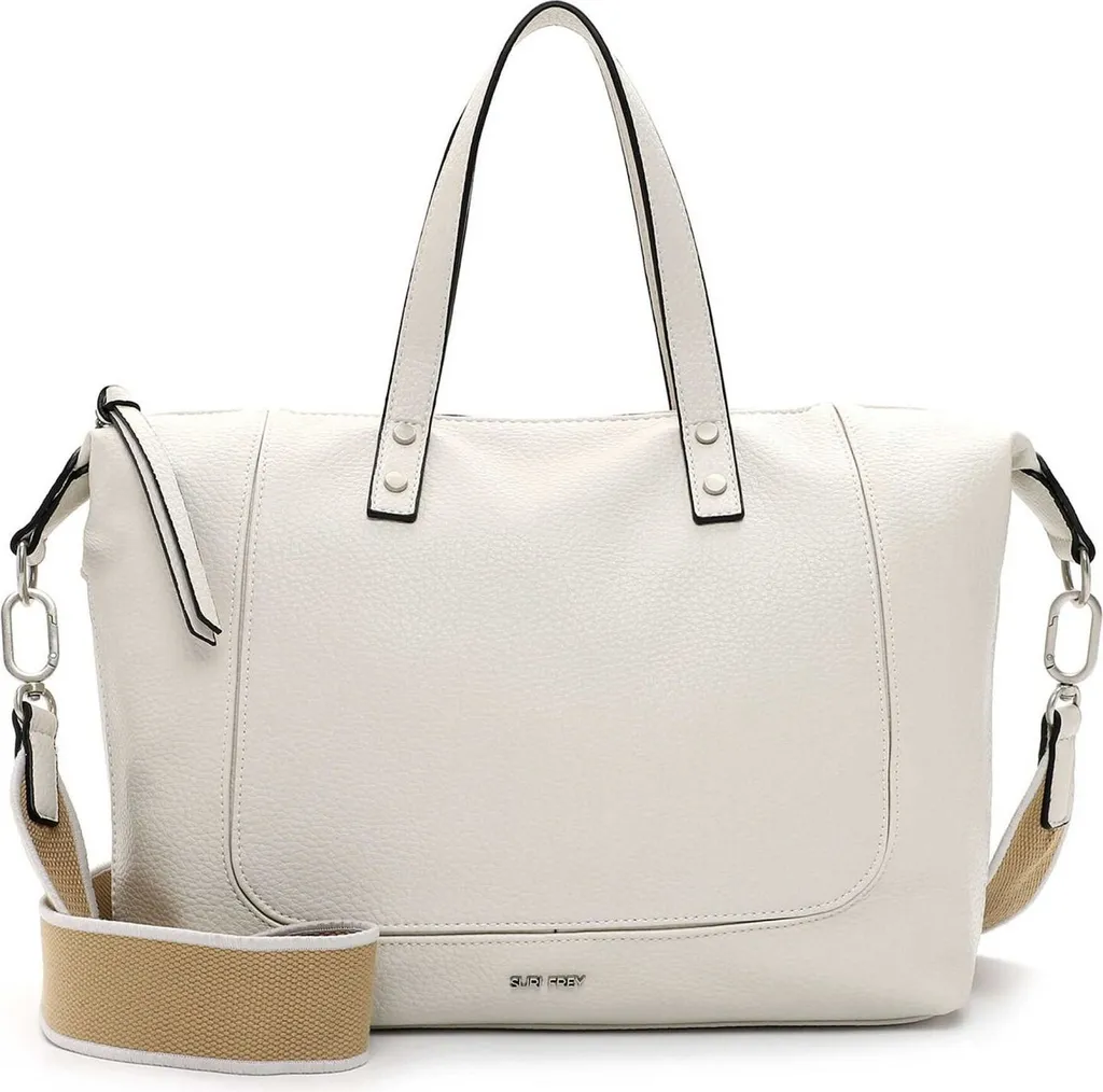 SURI FREY Kimberly Cityshopper Ecru: Borsa a Tracolla Elegante Avorio