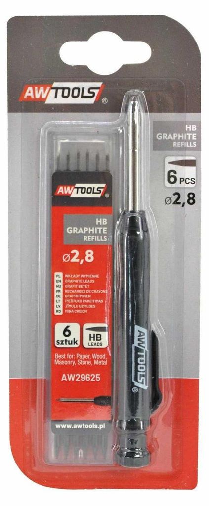 AW Tools - Logo, Druckbleistift-Set Automatisch AW2564 (Einheitsgröße) (Schwarz)