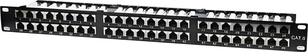 Patch panel blindé Cat5e FTP Intellinet 48 ports 1HE haute densité
