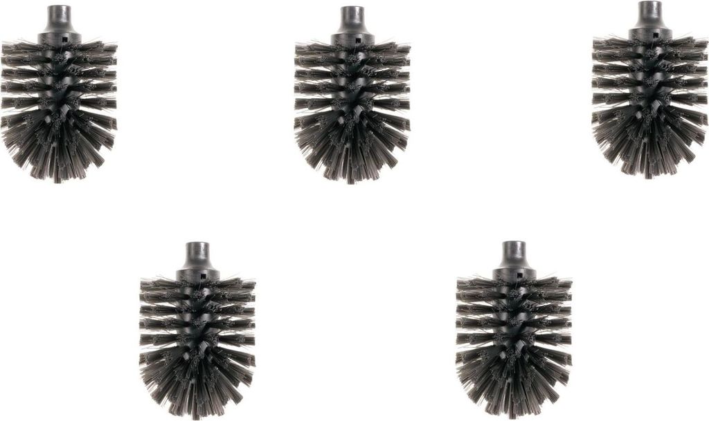 HEWI Ersatzbürstenkopf schwarz 5 Stück Durchmesser 81 mm Immagine del prodotto 