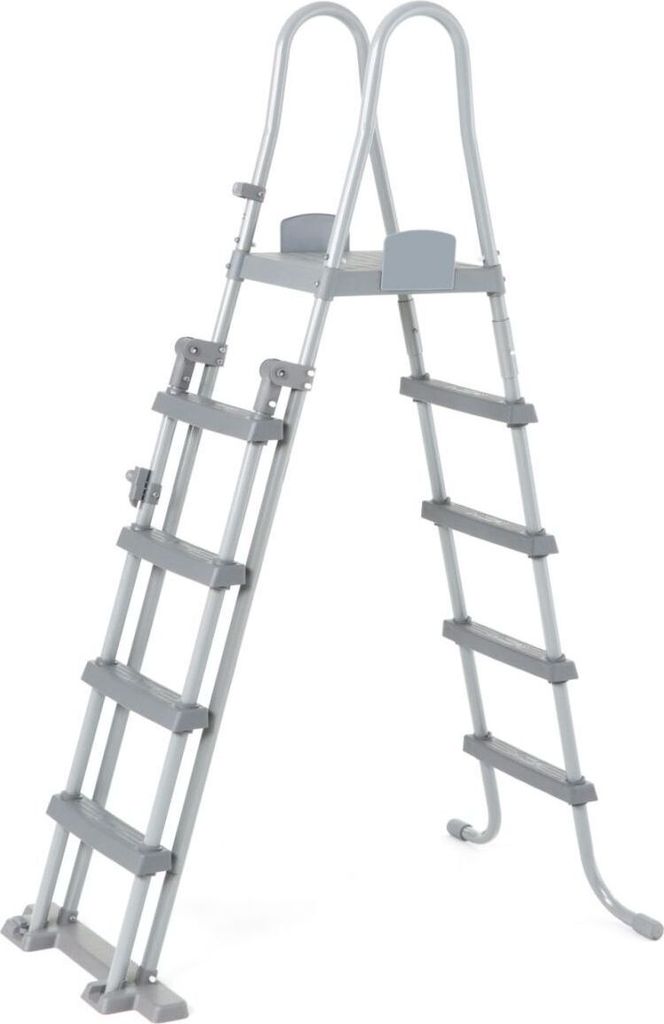 Bestway 58332 / 24, Žebřík, Šedá, Kov, Plast, 150 kg, 4 Obrázek produktu 