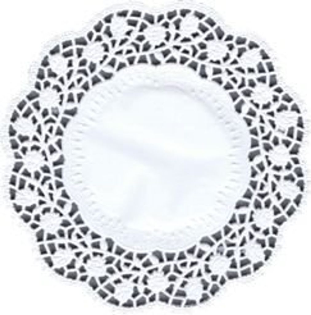 Papstar Teller- und Tassendeckchen rund Ø 15 cm weiß, 20 x 100 Stück