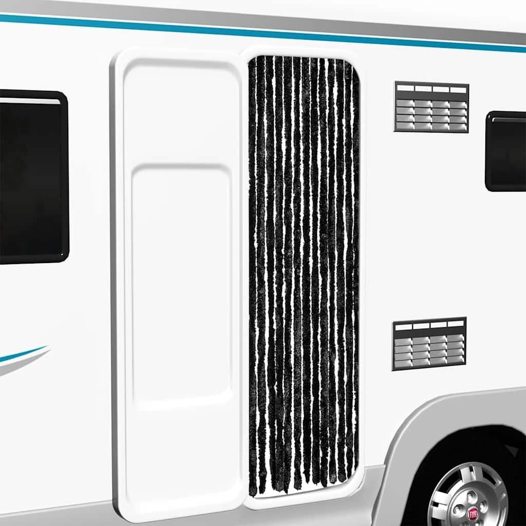 vidaXL Insektenschutz-Vorhang Anthrazit 56x200 cm Chenille