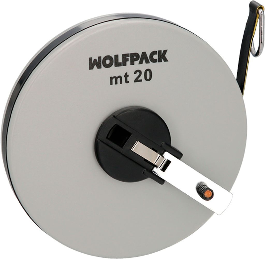 Wolfpack Cinta Metrica Fibra de Vidrio 20 Metros