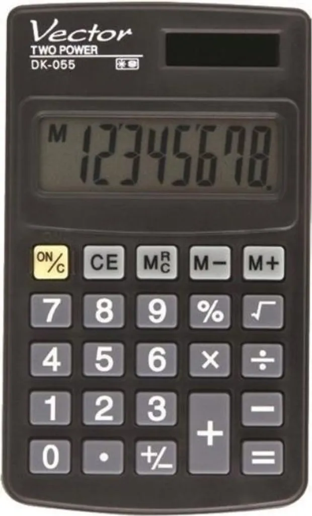Vector DK-055 Calcolatrice Tascabile Nera | Prezzo Offerta e Recensioni