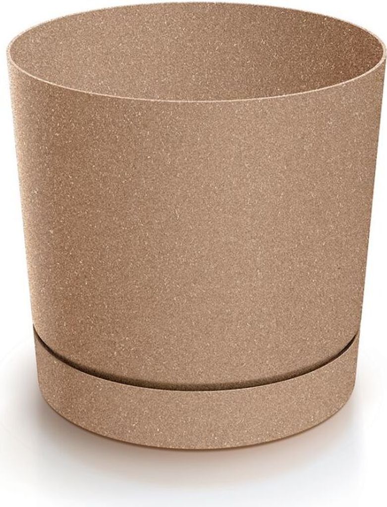 Prosperplast Blumentopf TUBO P Eco Wood Natur 12,8 cm