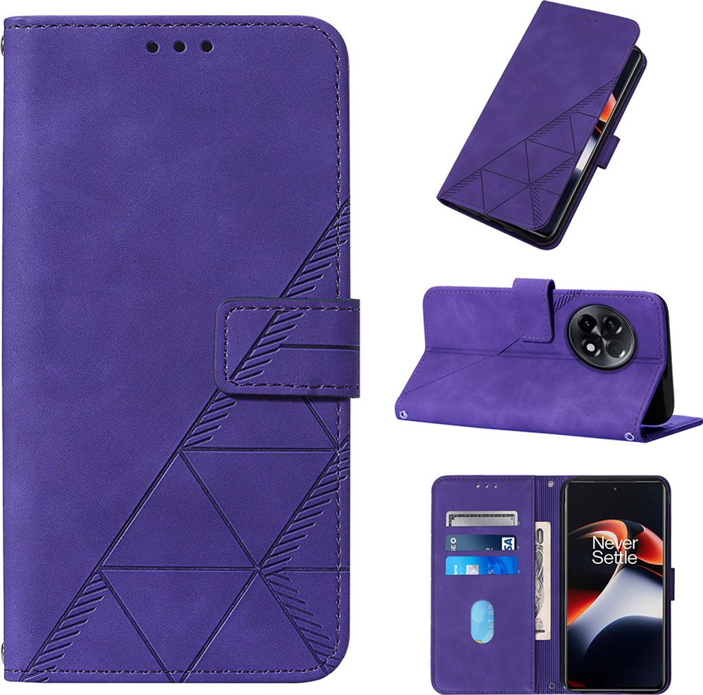 Hülle für OnePlus 11R / Ace 2 Prägung Flip Leder Produktbild 