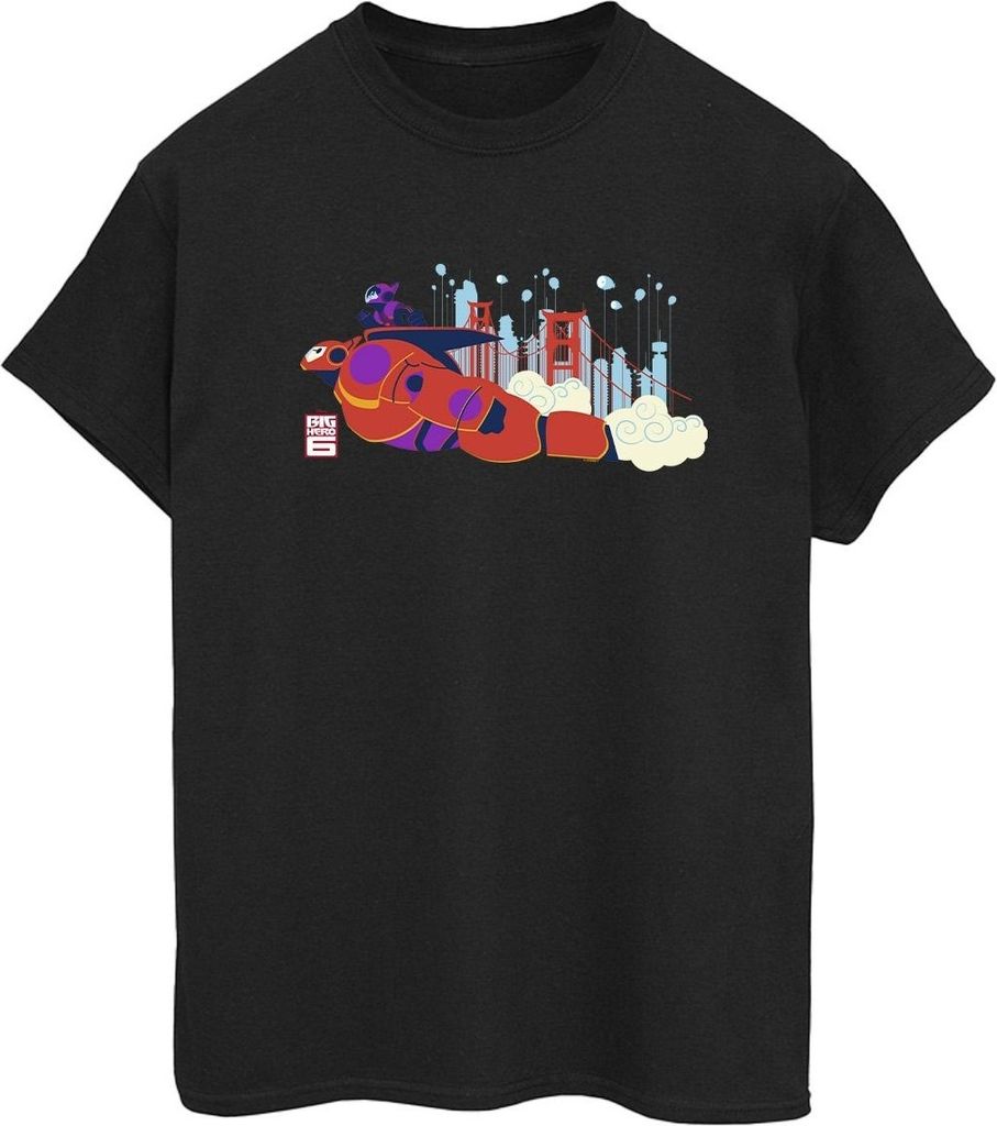 Disney - "Big Hero 6" T-Shirt für Damen BI15561 (M) (Schwarz)