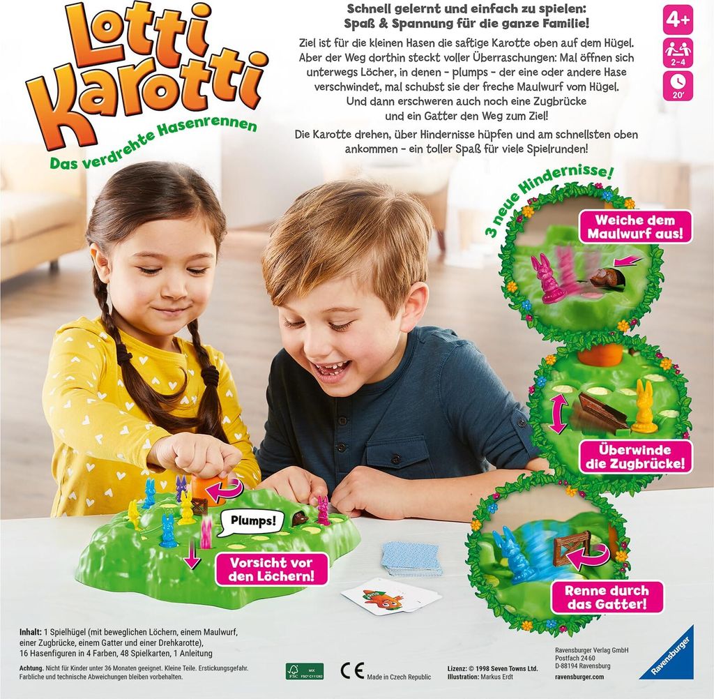 Ravensburger Kinderspiele 22343 - Lotti Karotti - Produktbild 2