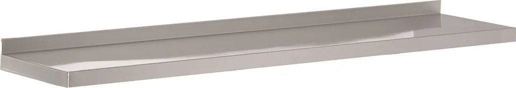 Scaffale a muro Combisteel Rfs con staffe in acciaio inox AISI 430 600x300x36mm