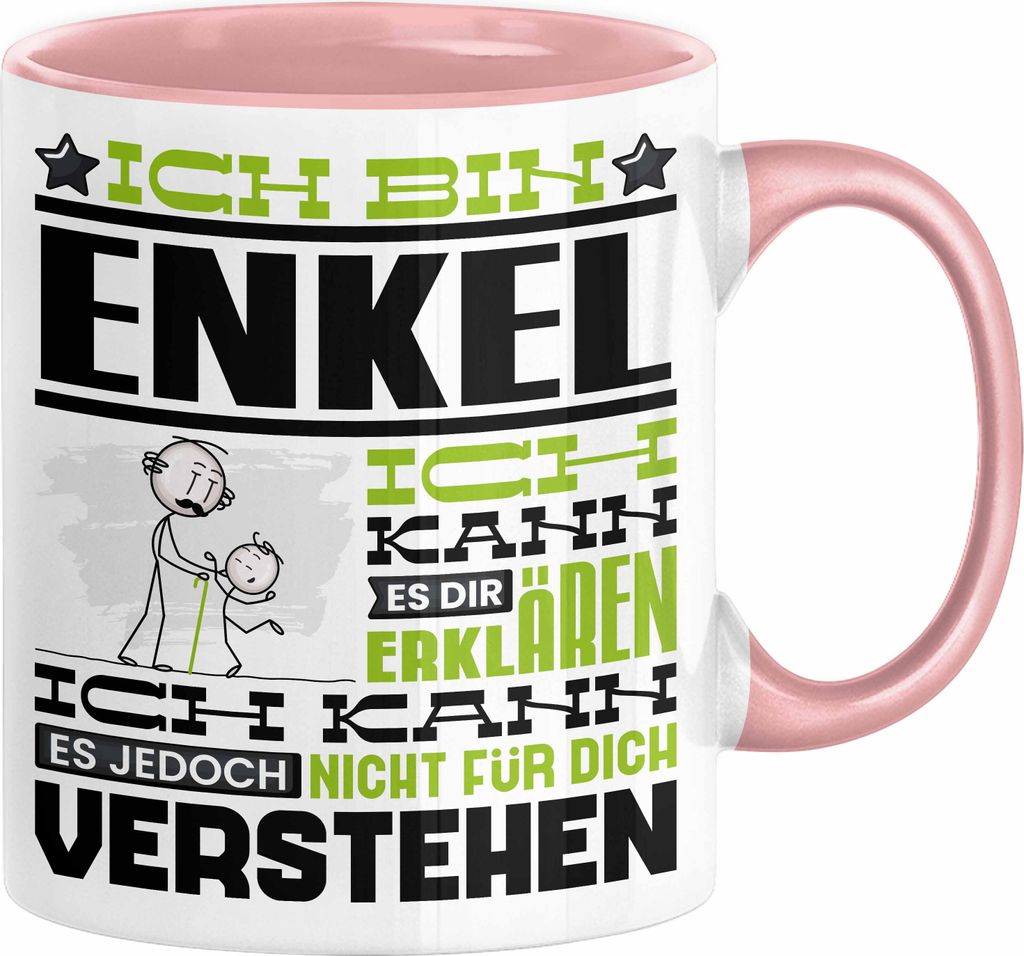 Enkel Geschenk Kaffee-Tasse Geschenkidee für Enkel Ich Bin Produktbild 