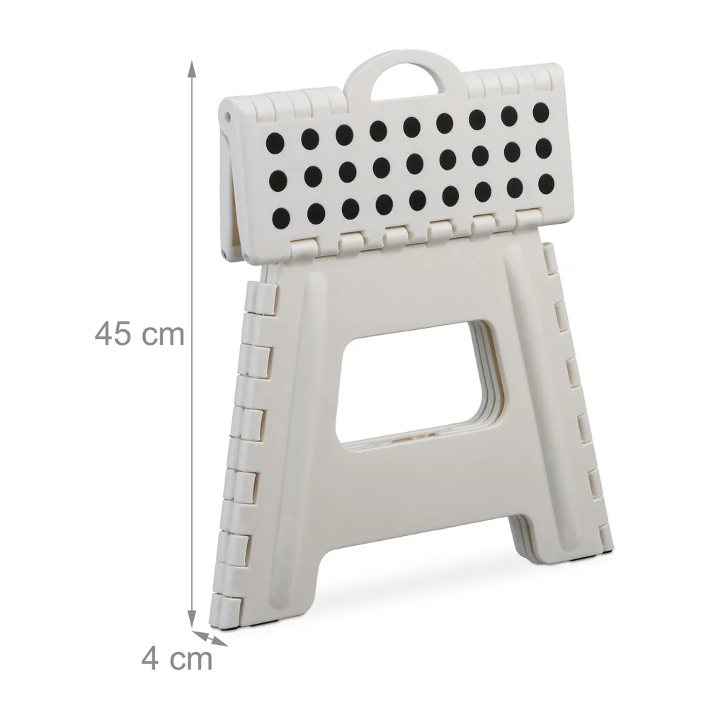 Offerta Set 4 Sgabelli Relaxdays Pieghevoli - Plastica Extra Resistente - 5
